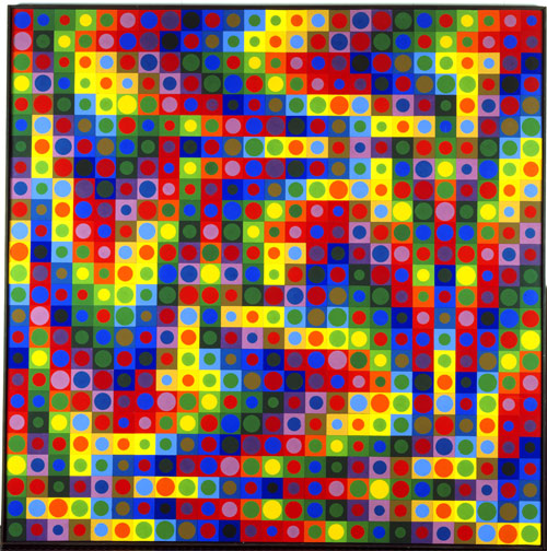 VICTOR VASARELY - LAHUMIERE